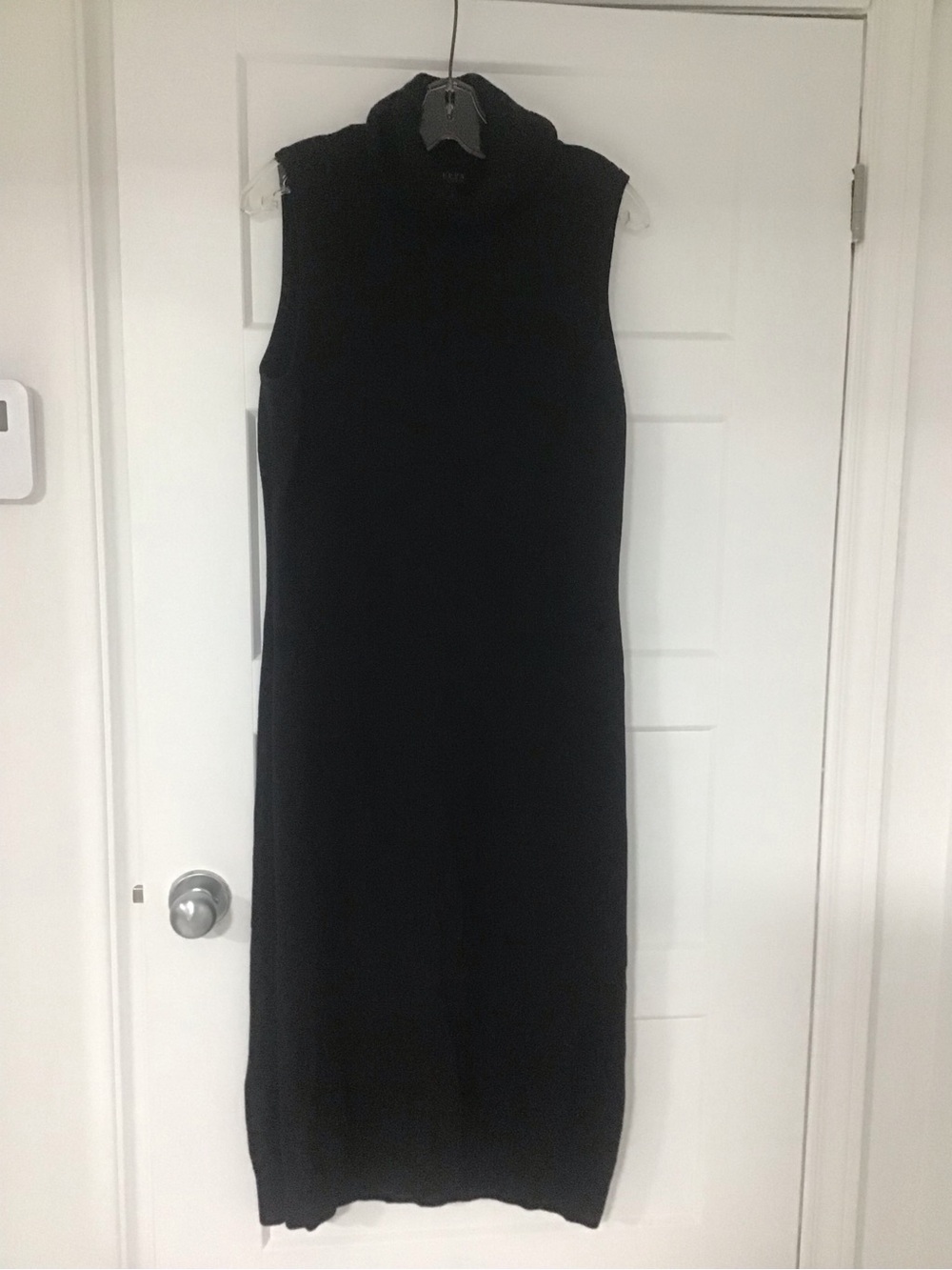 Ralph Lauren Wool Sleeveless Turtleneck Midi Dress